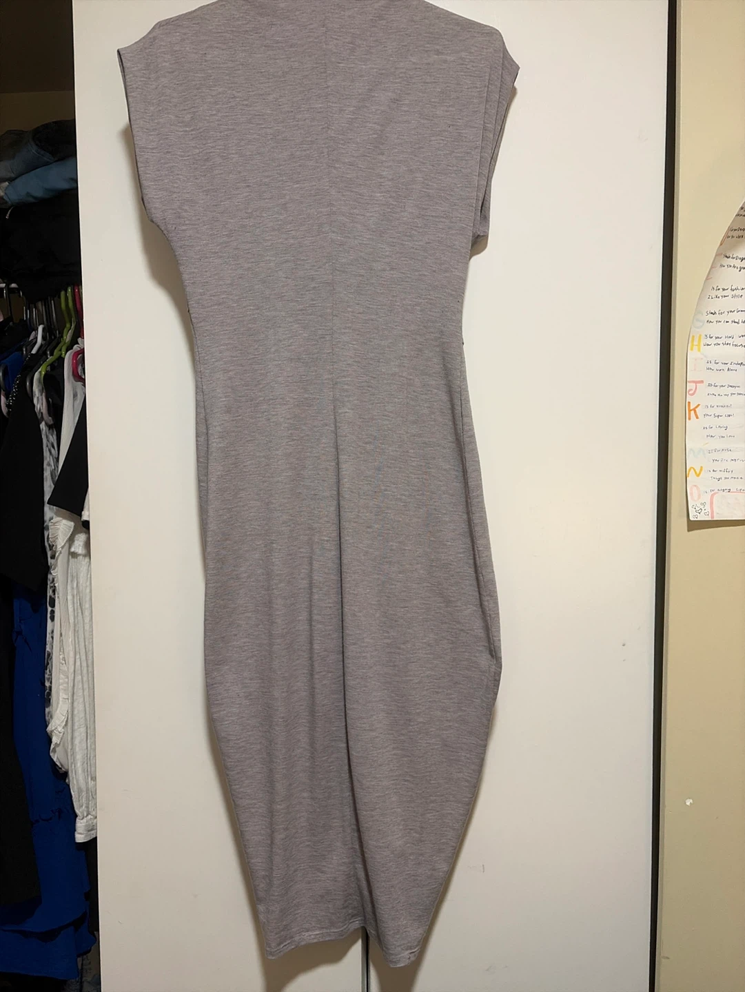 Grey Ruched Dress - photo 2