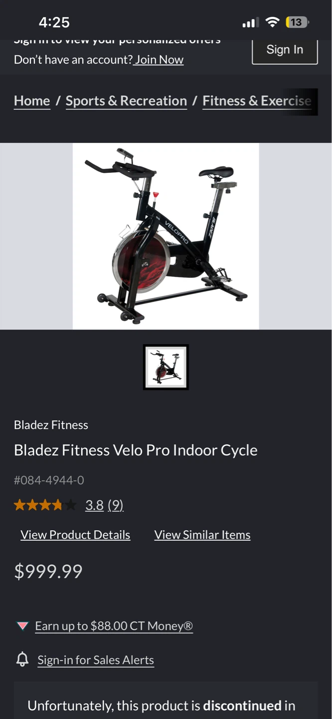 NEED GONE ASAP Bladez Fitness Velo Pro GS Indoor Cycle - photo 3