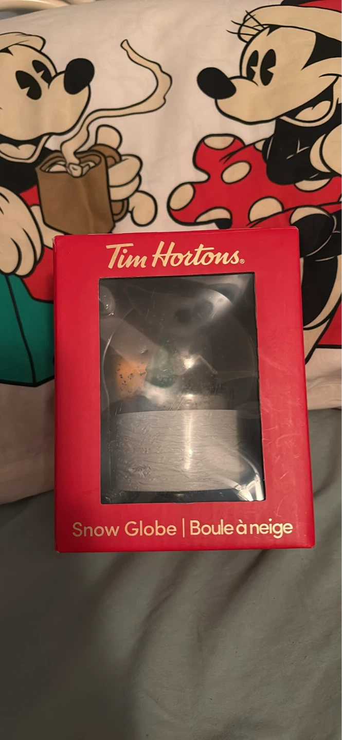 Tim Hortons snow globe 2022