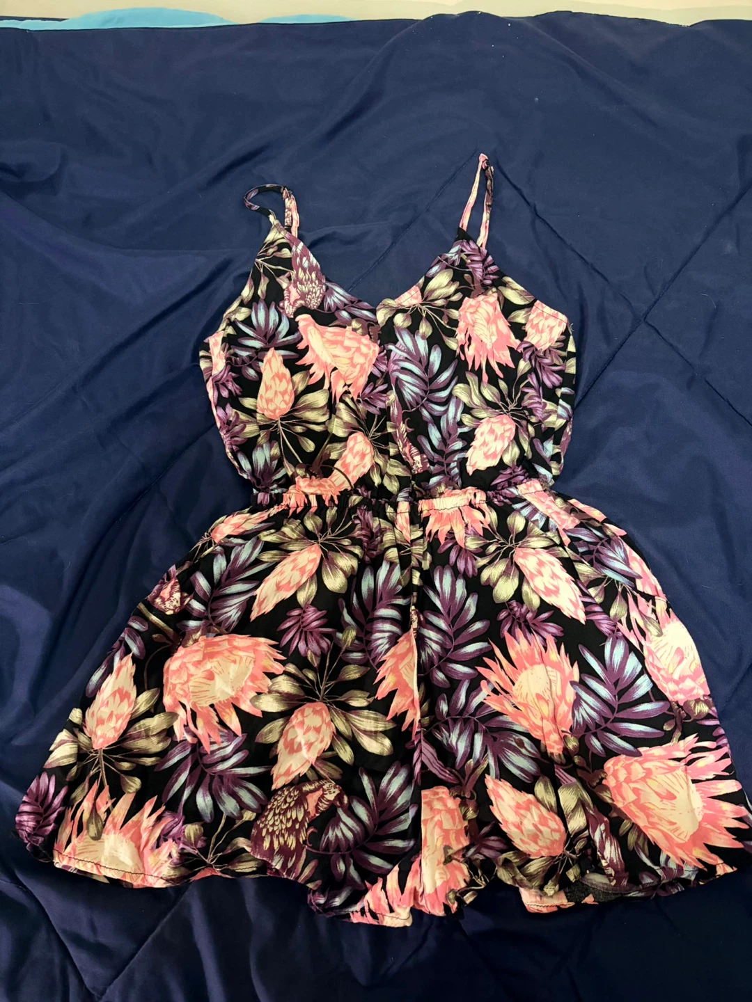 Floral Print Romper