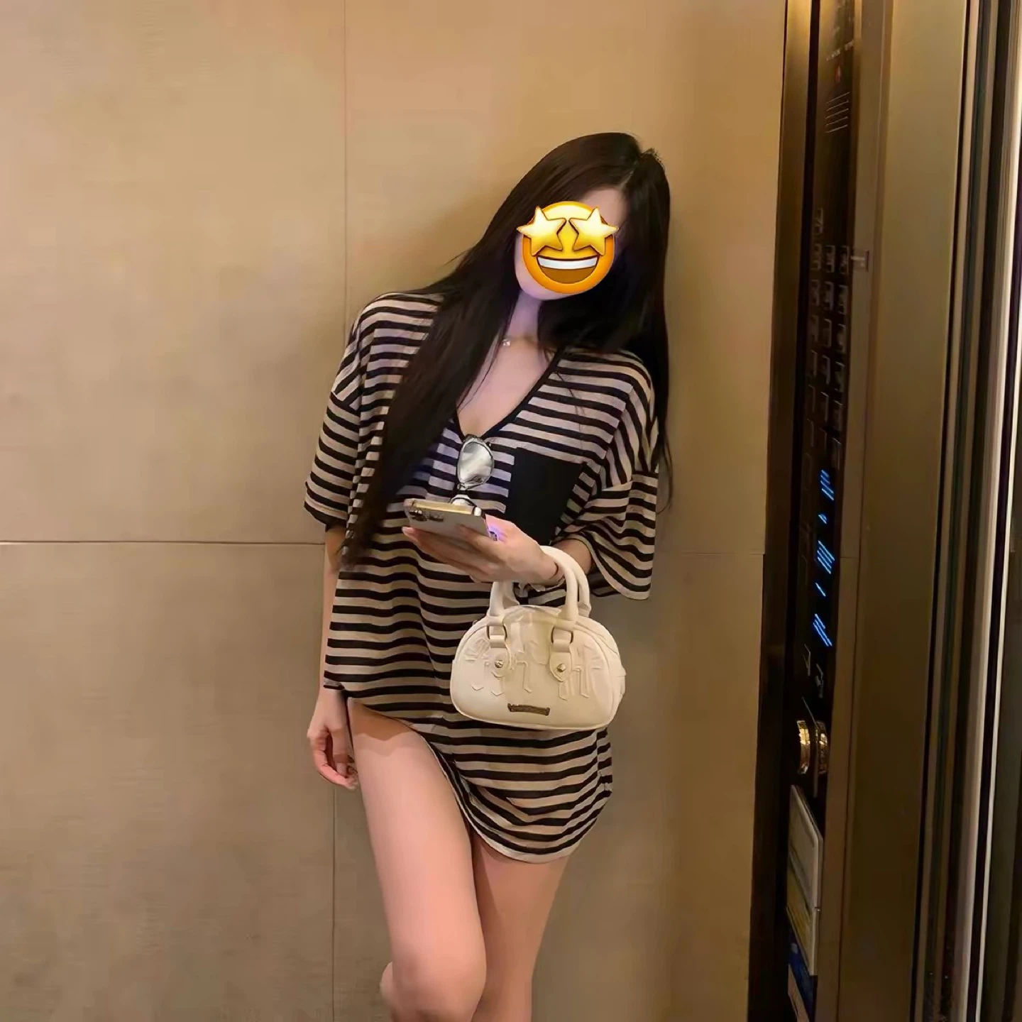 Striped tee