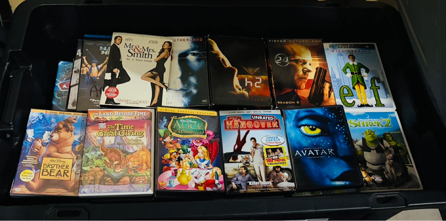 The Ultimate DVD Mystery Bins x 5