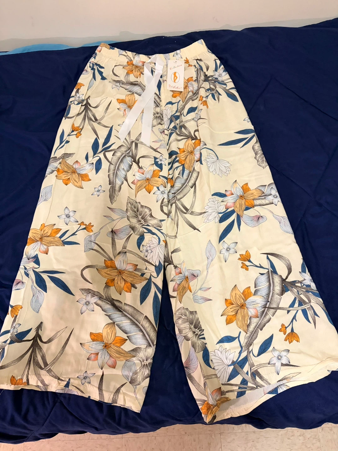 Women's Wide Leg Floral Pants