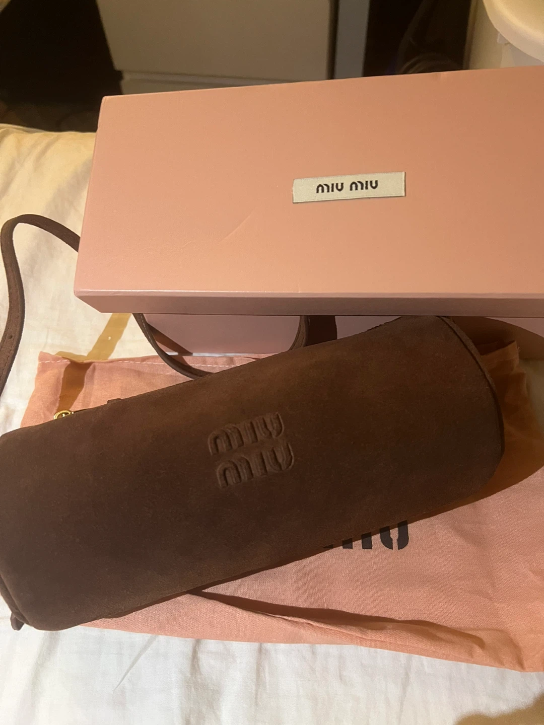 MIU MIU barrel bag