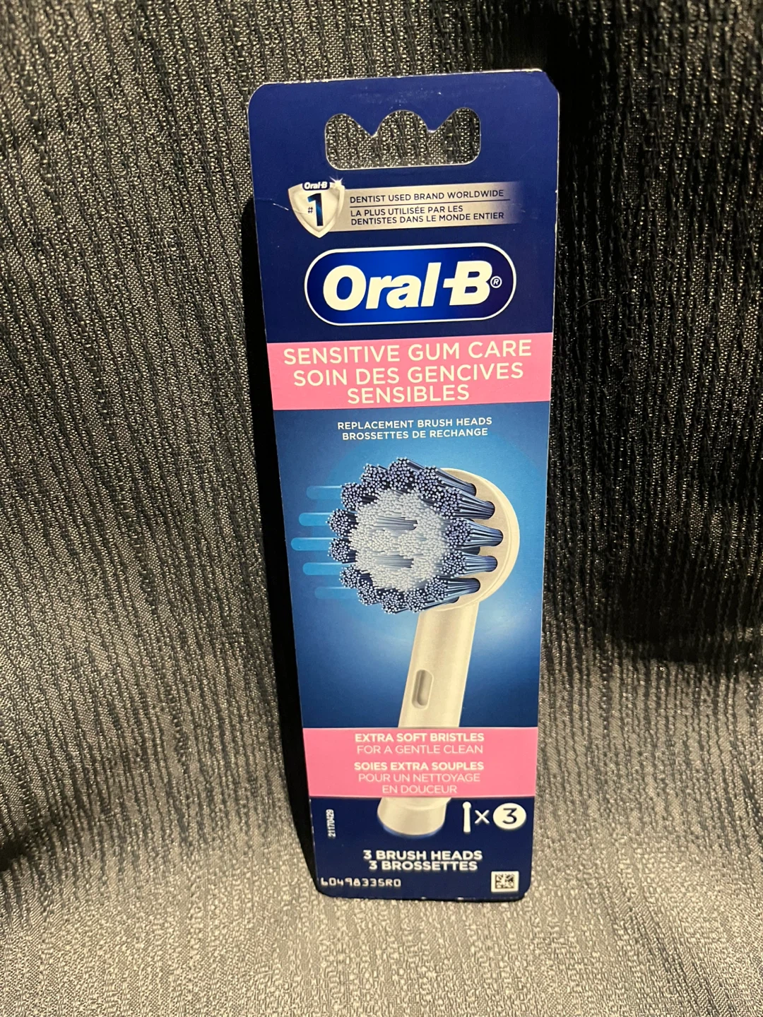 Oral-B Sensitive Gum Care Replacement Toothbrush Heads (3 Pack)