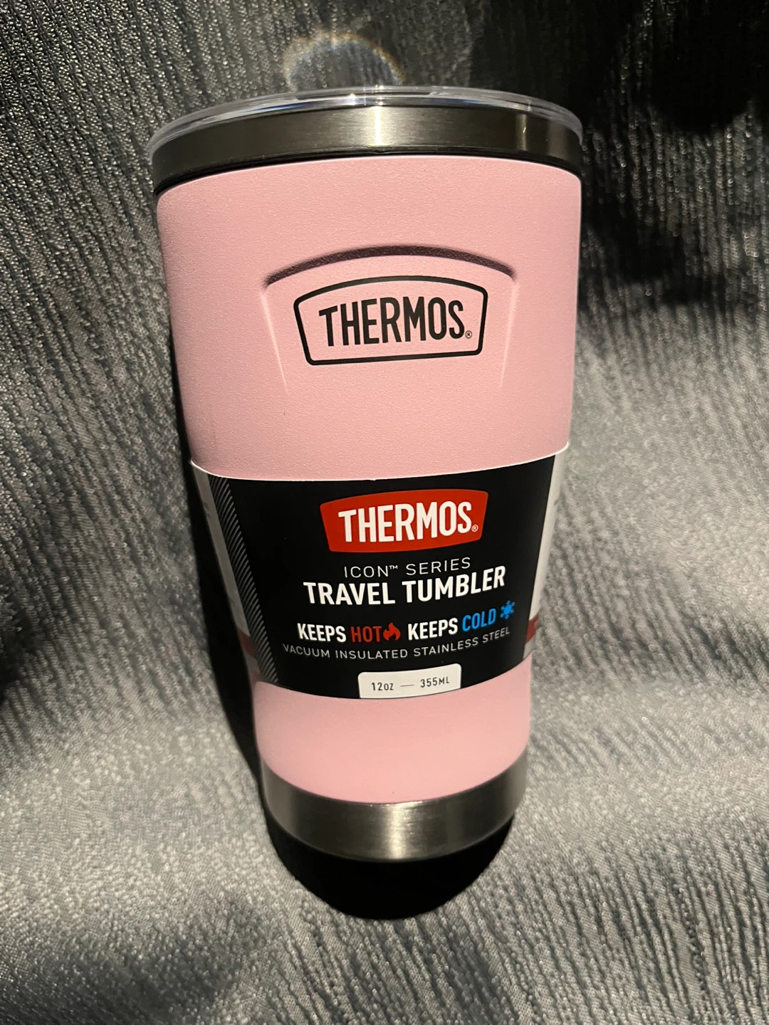 Thermos Icon Series Travel Tumbler 12oz Pink