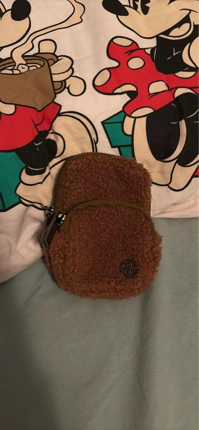 Lululemon fleece burnt Carmel nano clip