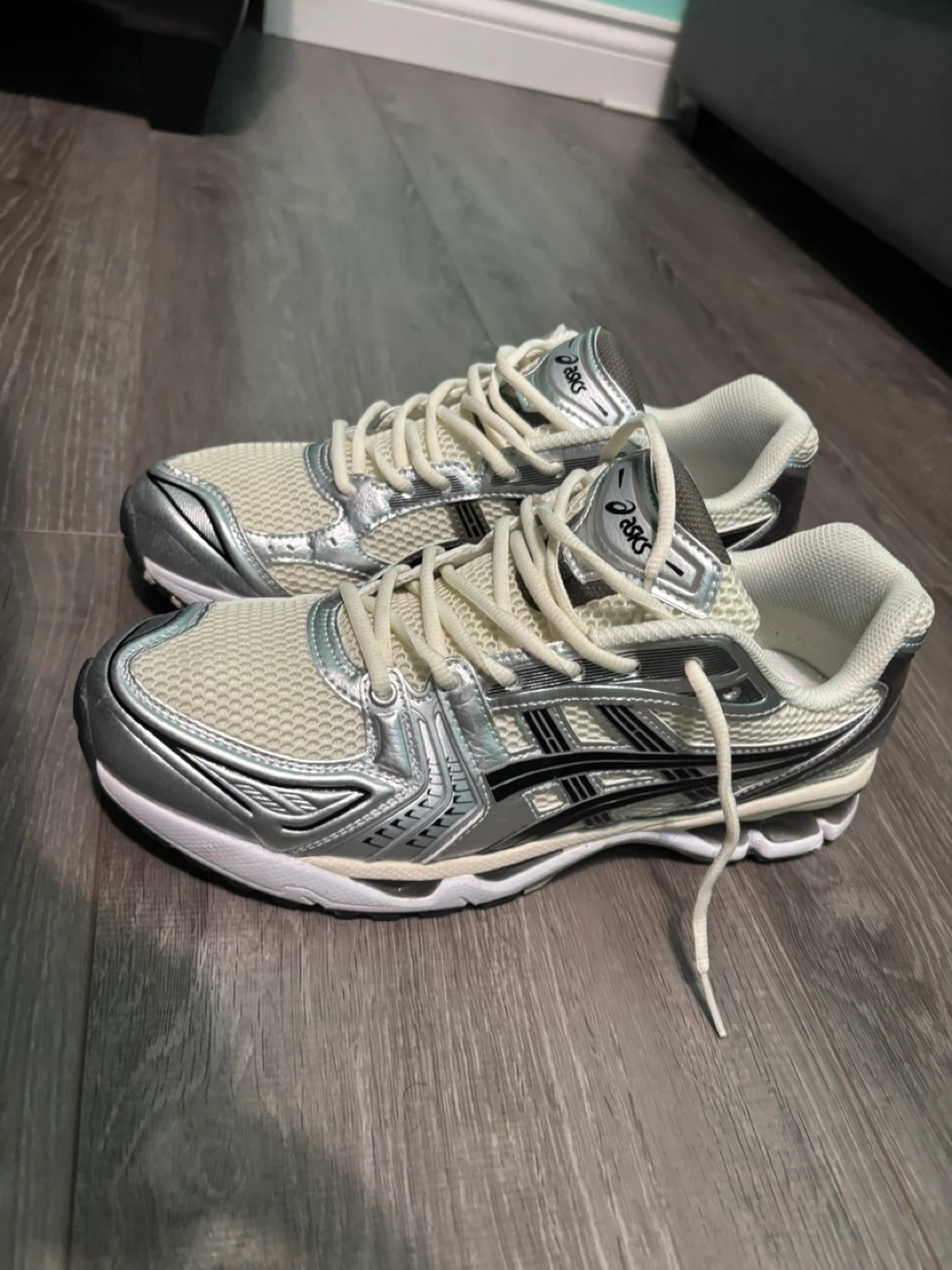 ASICS Silver Running Shoes