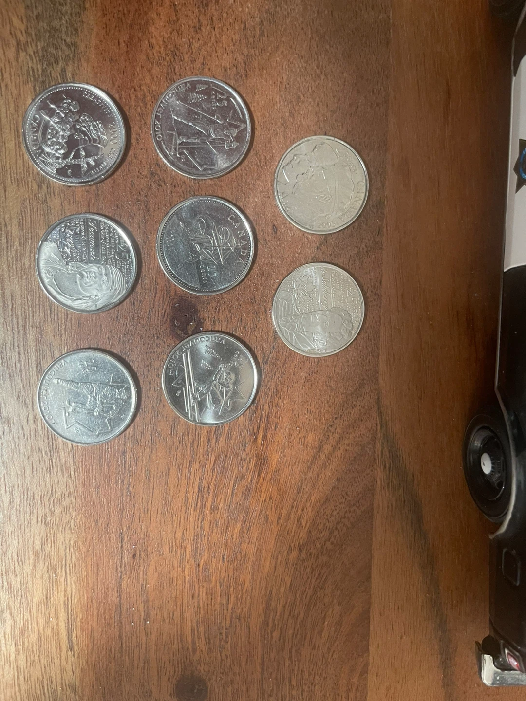 Collection of Canadian Quarters