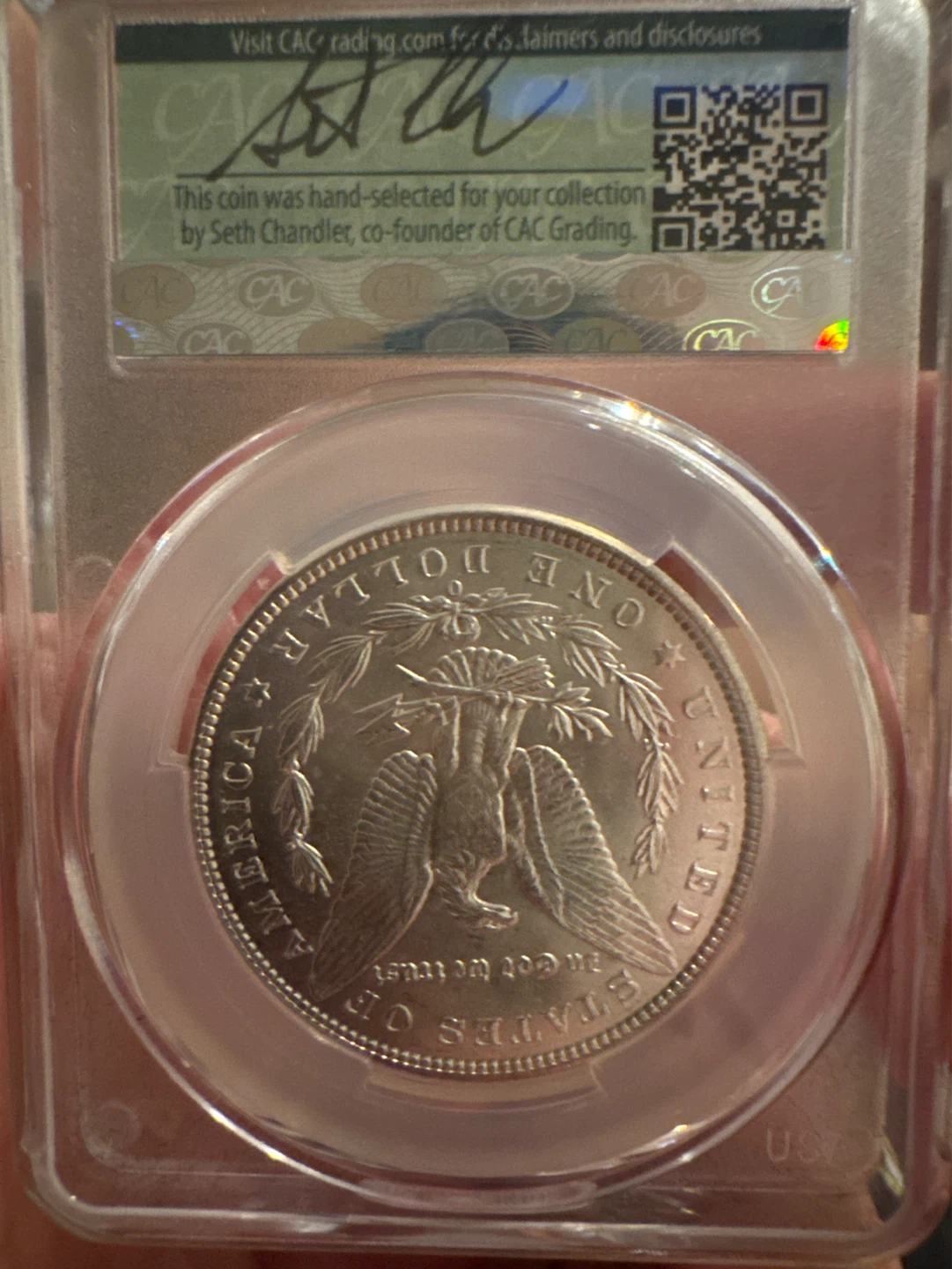 1900 Morgan Silver Dollar CAC MS64 WitterBrick - photo 2