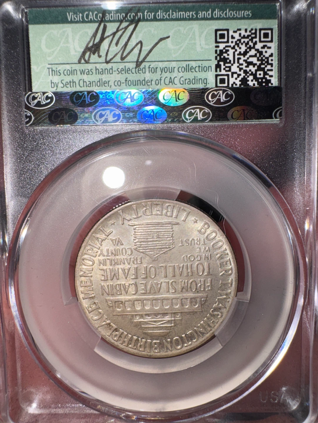 1946 Booker T. Washington WitterBrick Half Dollar - photo 2
