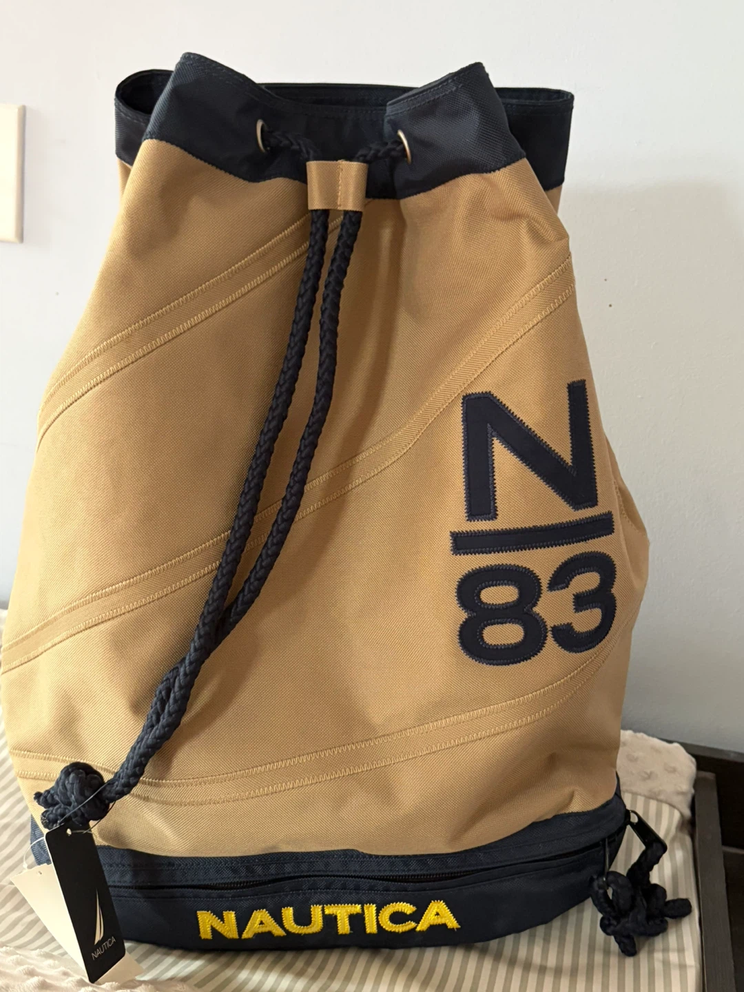 Nautica Backpack - Beige/Navy - photo 4