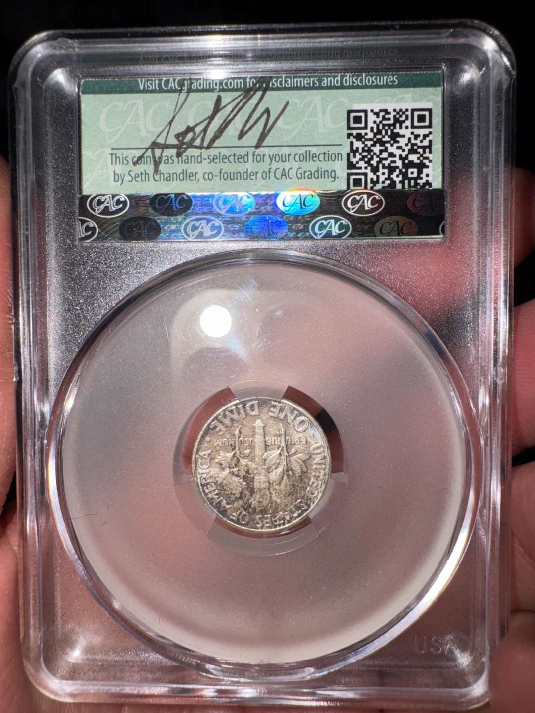1955 CAC MS66 Original Mint Set WitterBrick 10C Dime - photo 2