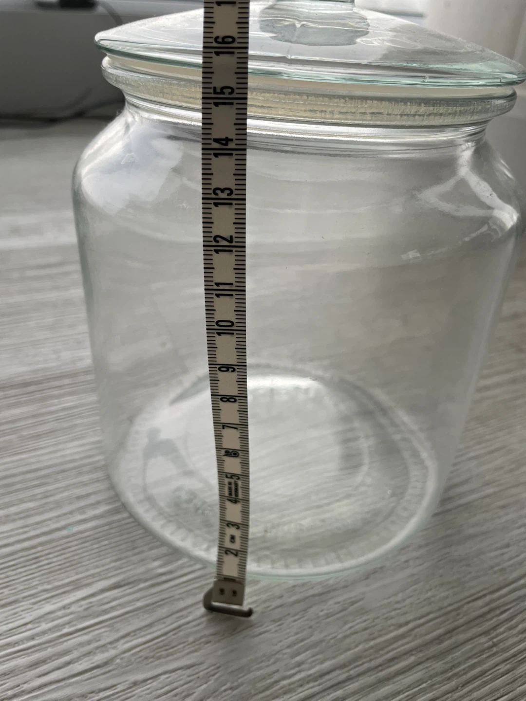Large Glass Jar with Lid - photo 3