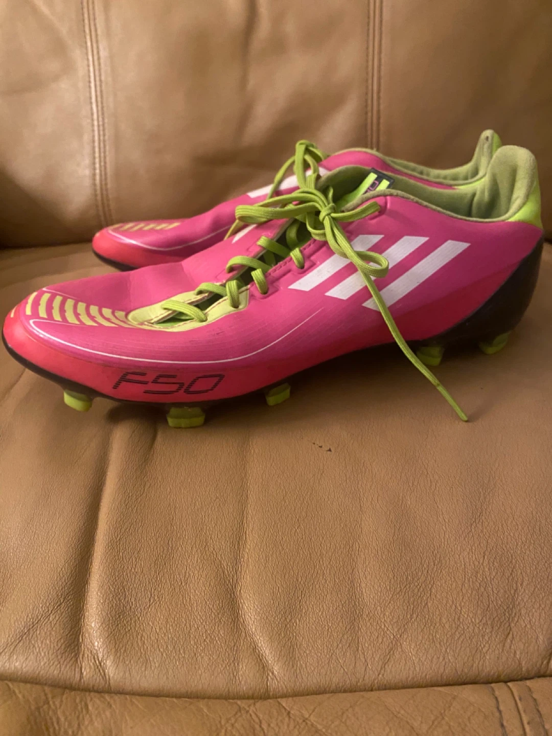 Adidas F50 Pink Soccer Cleats - photo 2