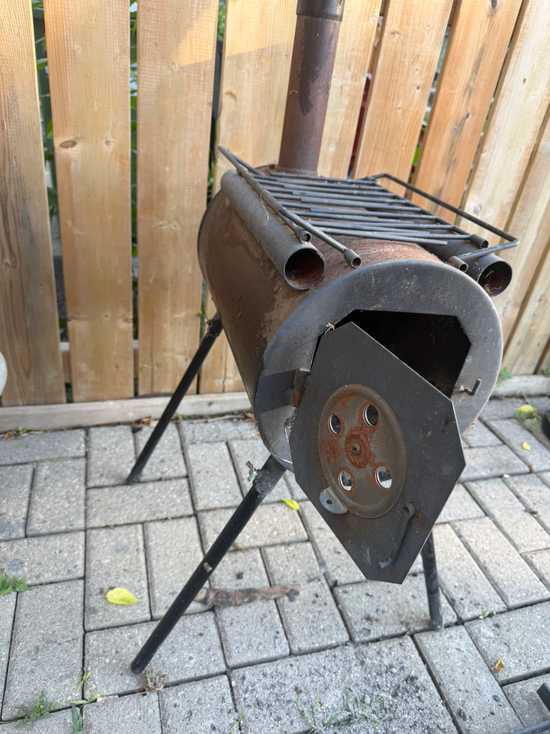 Portable Wood Burning Stove with Chimney - photo 5