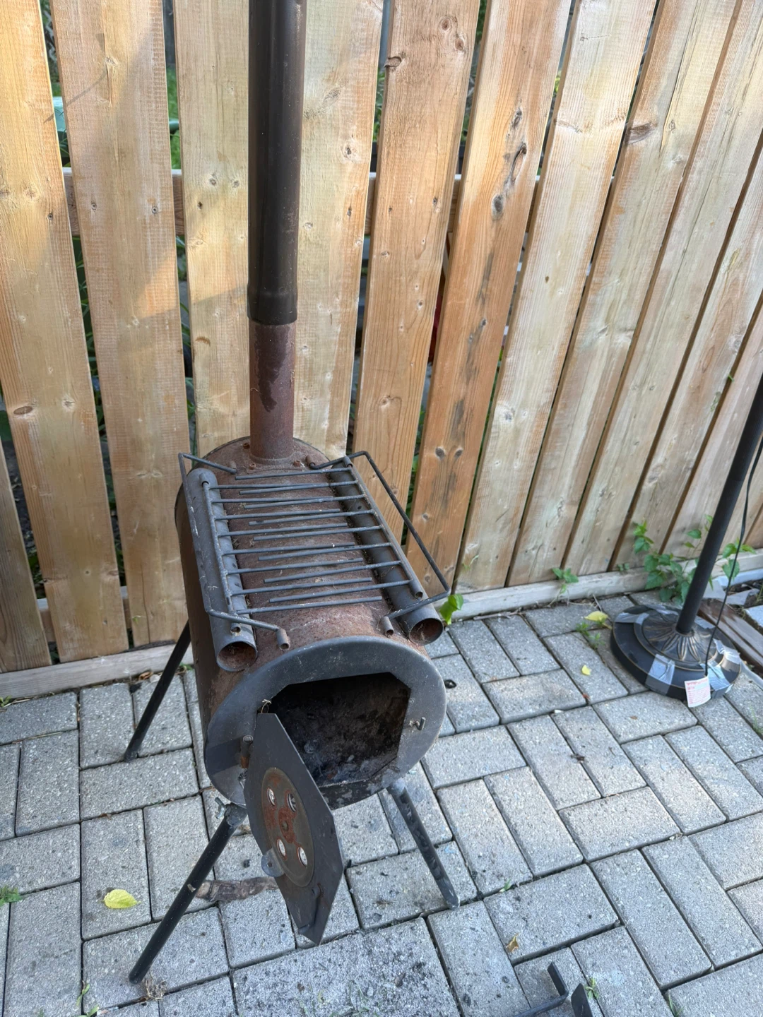 Portable Wood Burning Stove with Chimney - photo 2