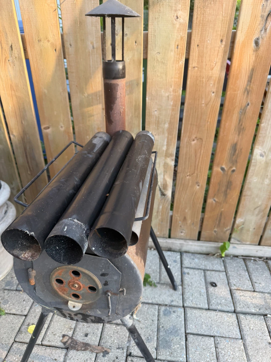 Portable Wood Burning Stove with Chimney - photo 3