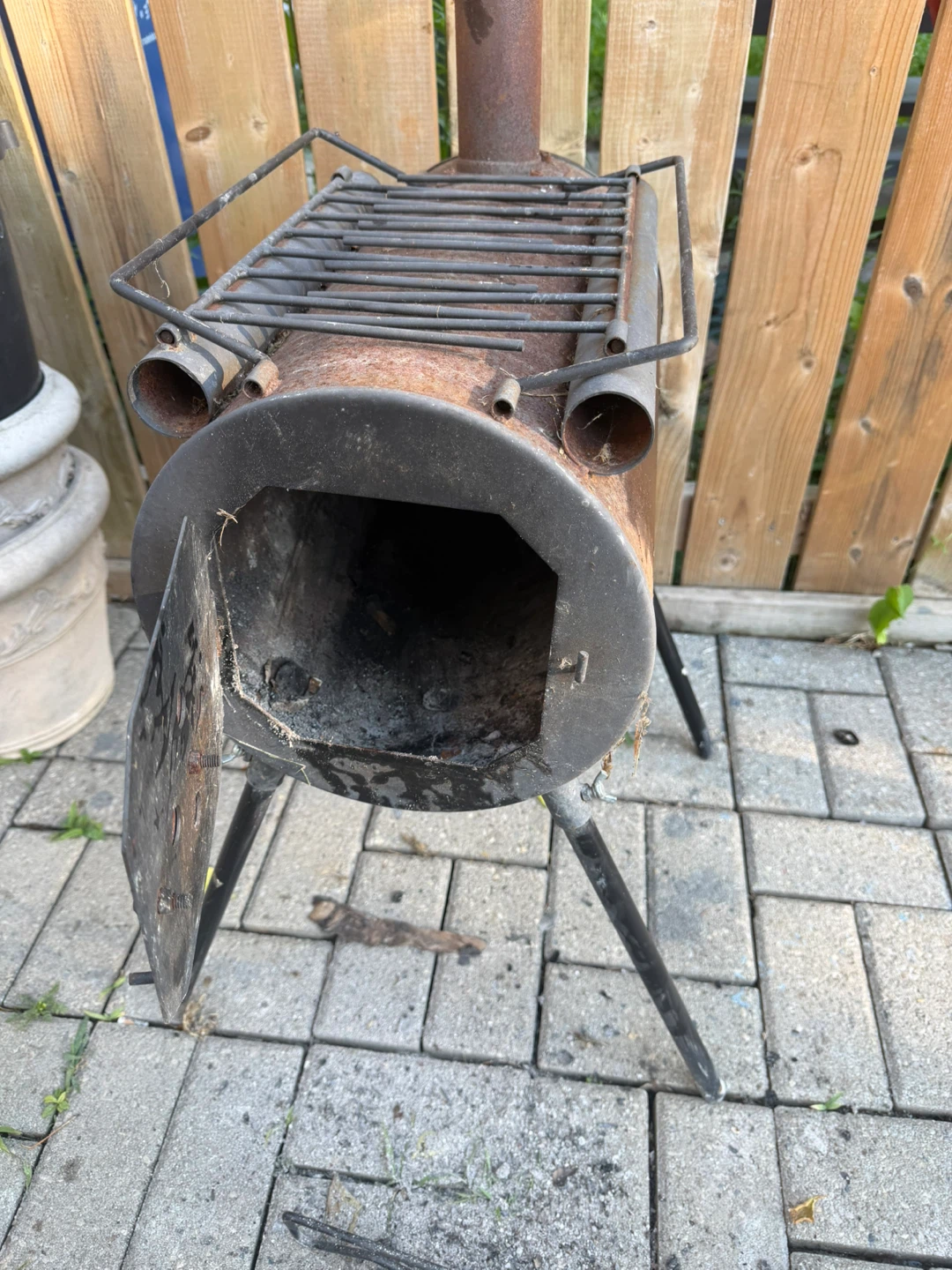 Portable Wood Burning Stove with Chimney