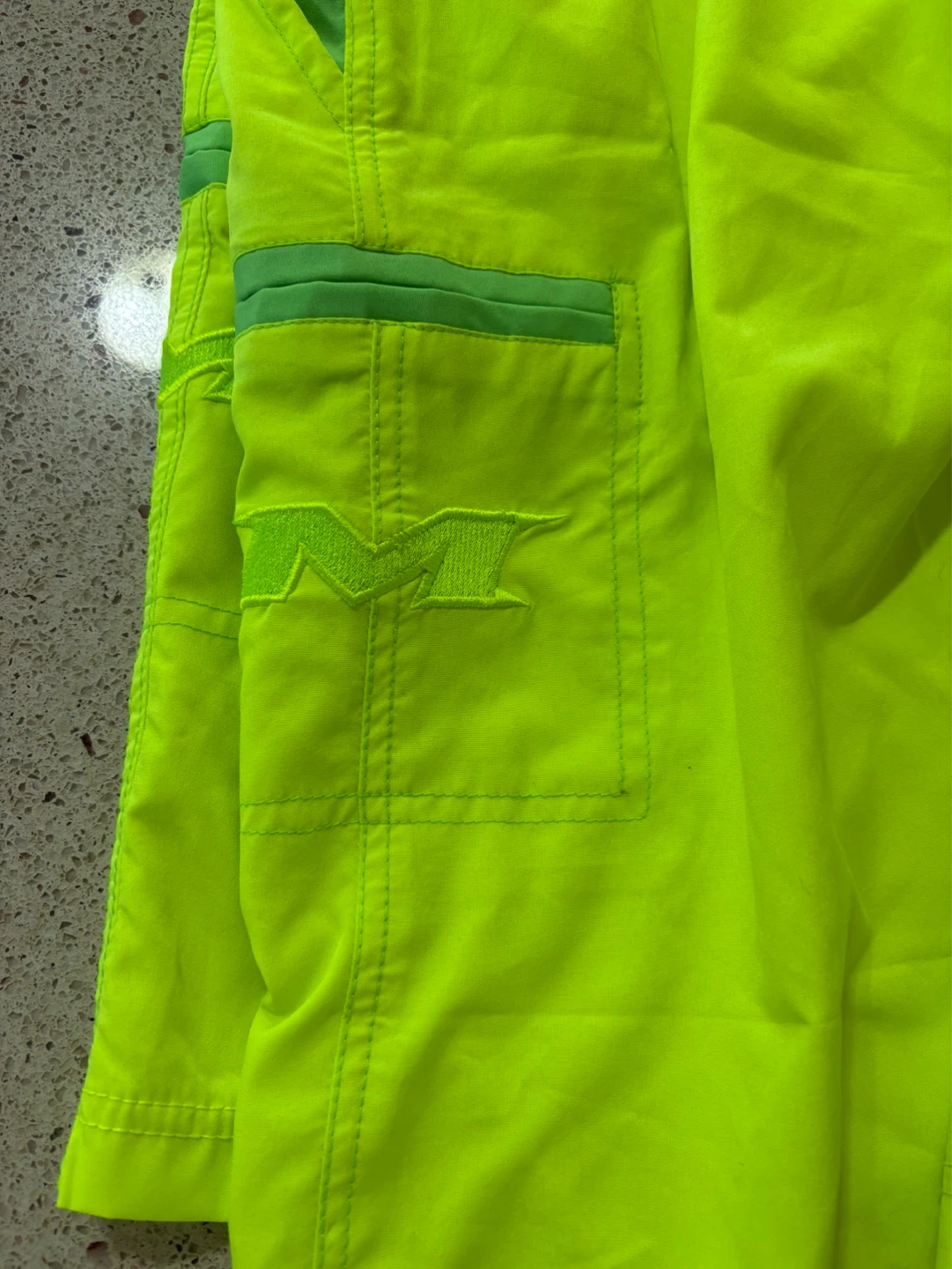 SMASHIT SPORTS Men's Neon Green Athletic Shorts - photo 4
