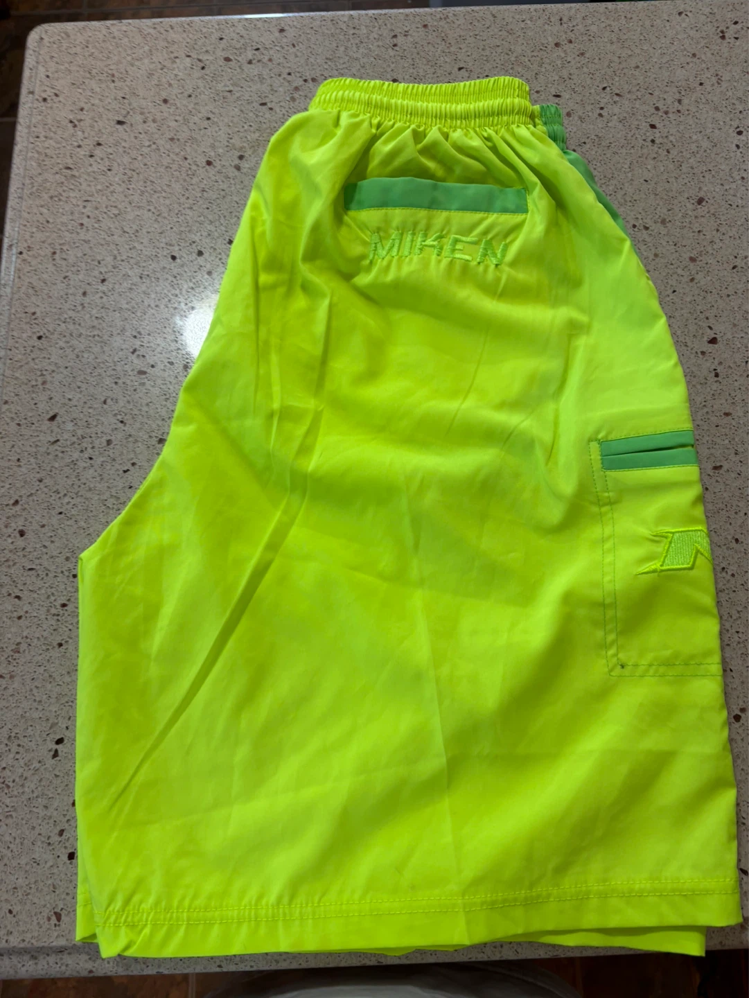 SMASHIT SPORTS Men's Neon Green Athletic Shorts - photo 2