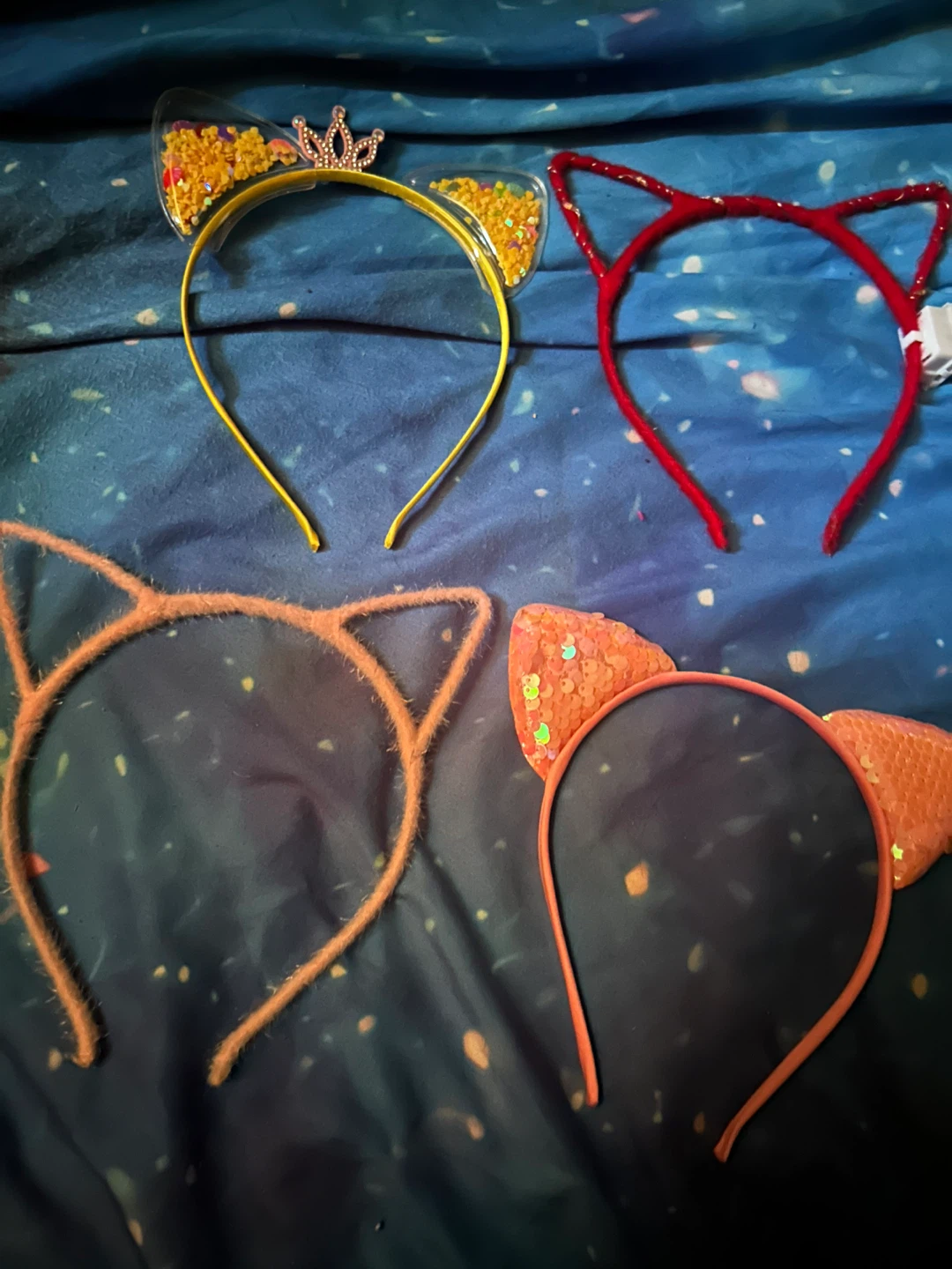 Assorted Cat Ear Headbands and Beanie
