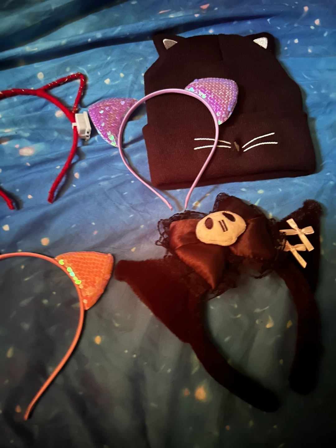 Assorted Cat Ear Headbands and Beanie - photo 4