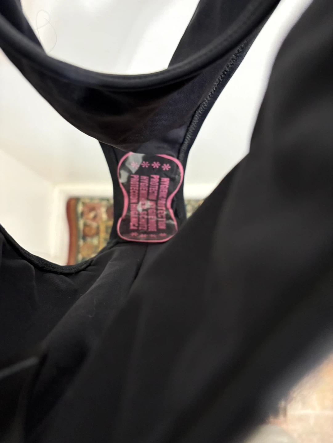 Plumeria Swimwear Black One-Piece Swimsuit Size L - NEW - photo 3