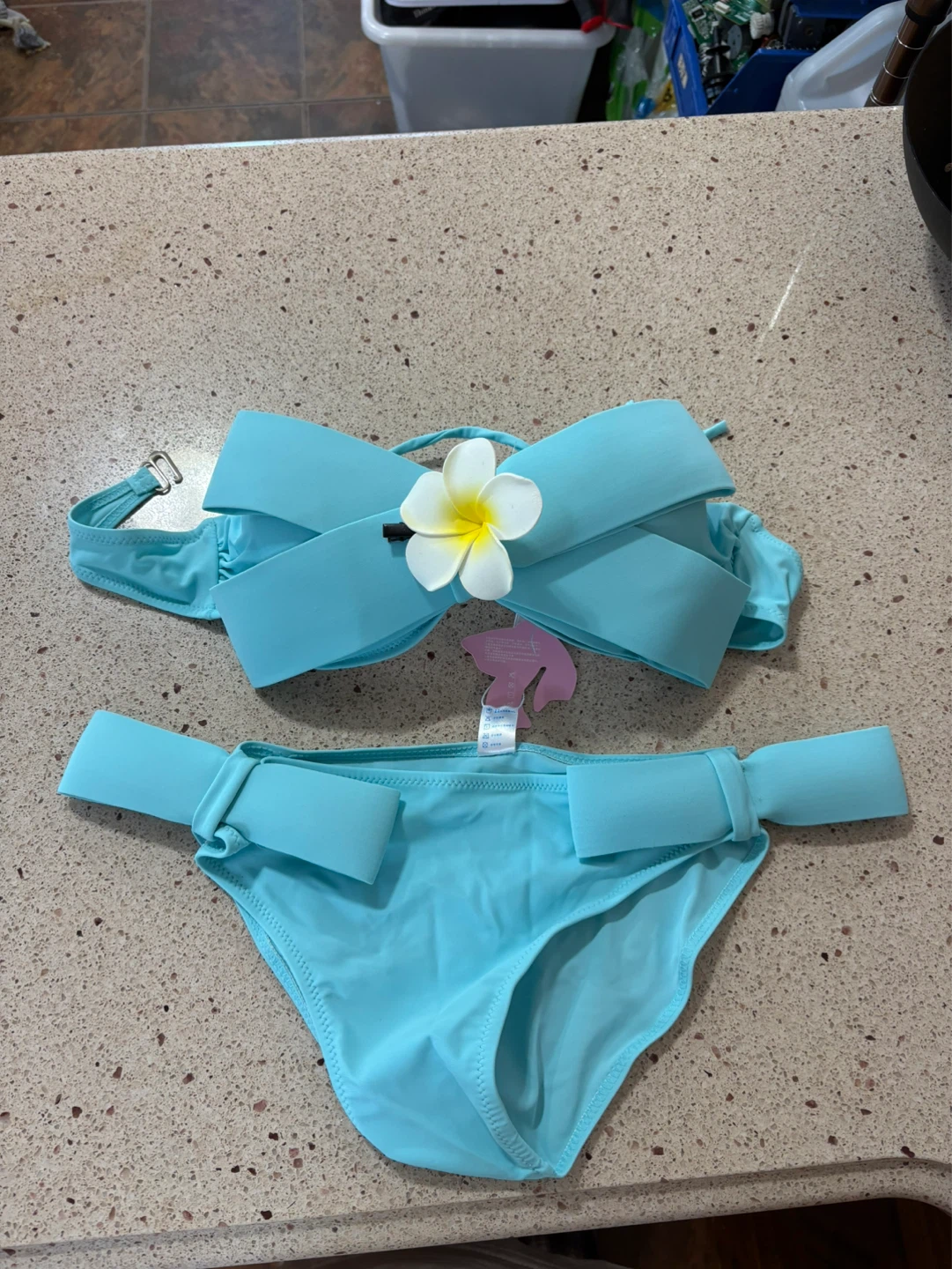 SYS Swimwear Bikini Set - Blue - Size S - NEW