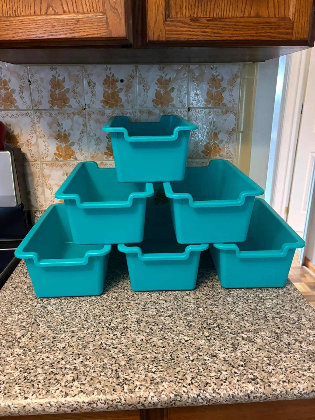 CREATIVITY Rectangular Storage Bins - (Set of 6)