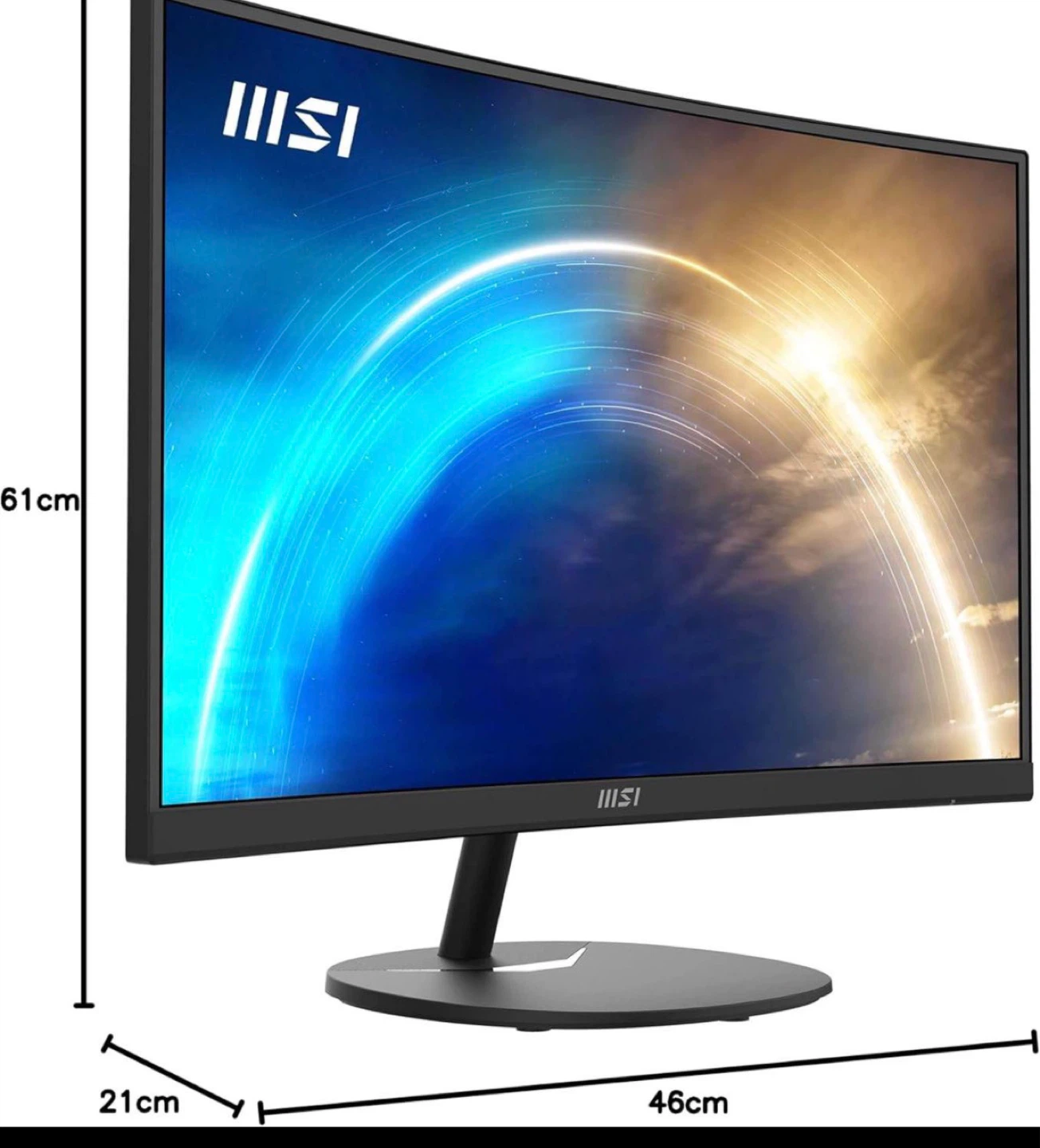 MSI PRO MP271C 27" Curved 1500R Monitor - photo 4
