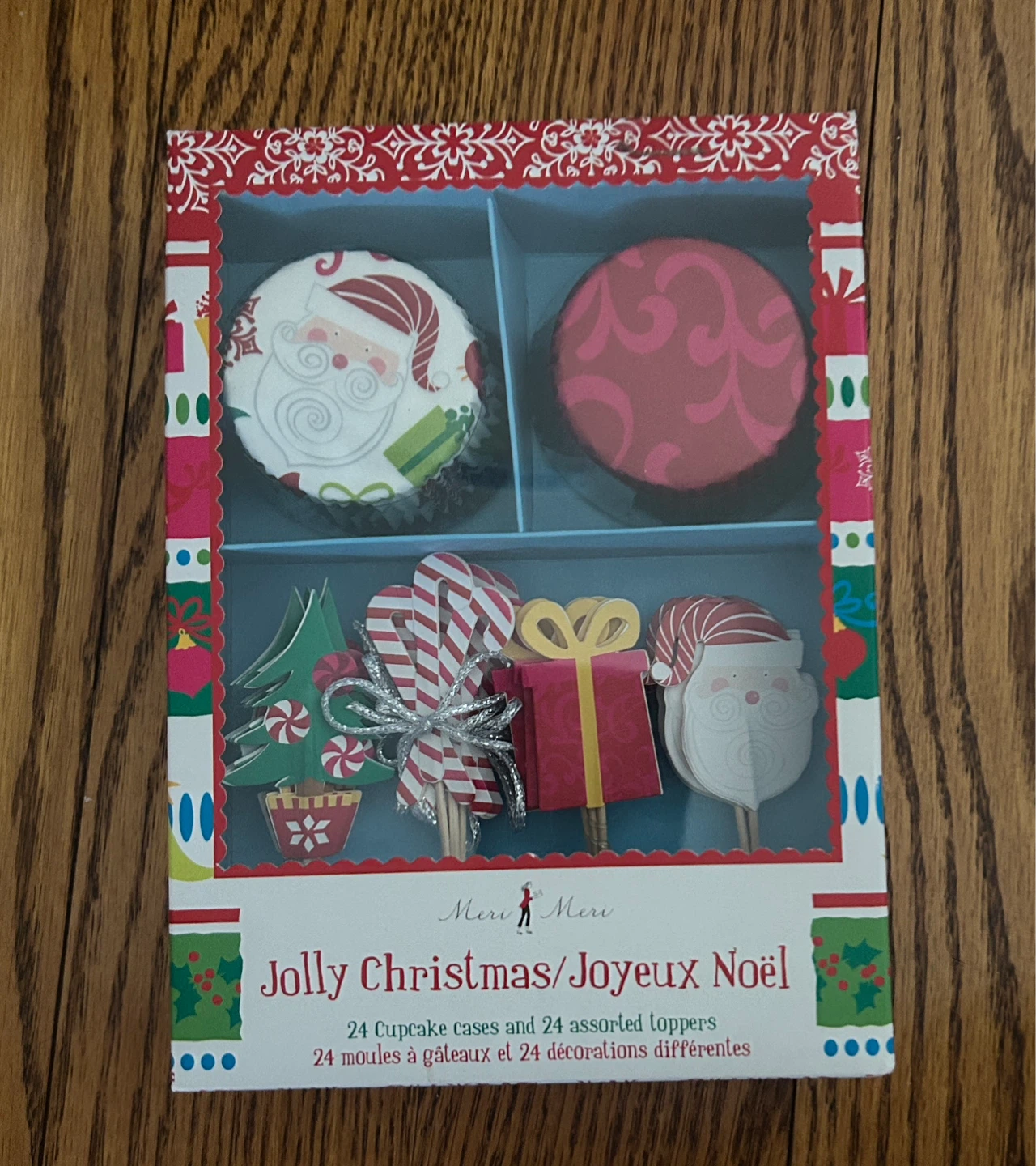 Christmas Cupcake Cases and Toppers