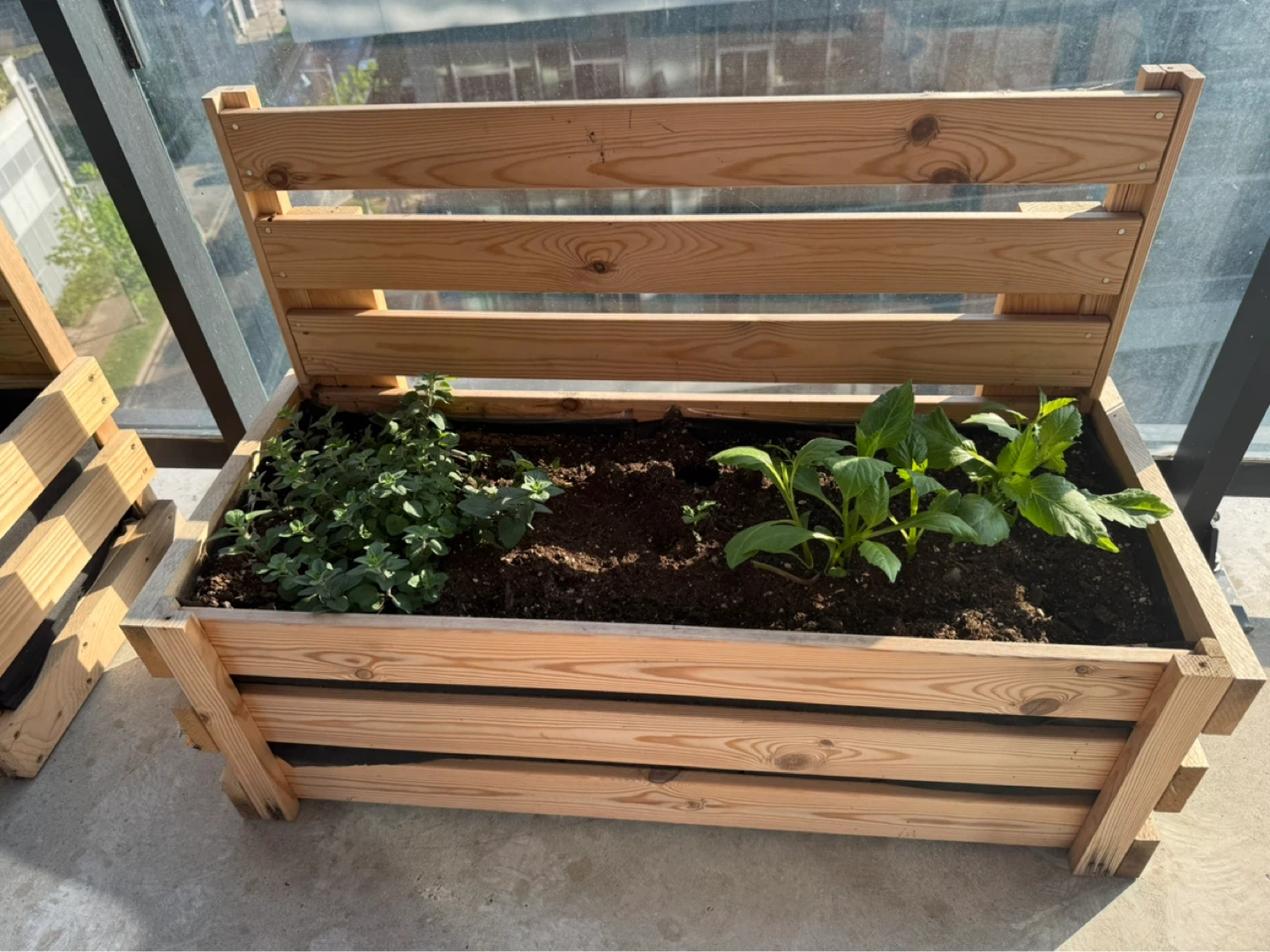 Wooden Planter Box - set of 2 - photo 2