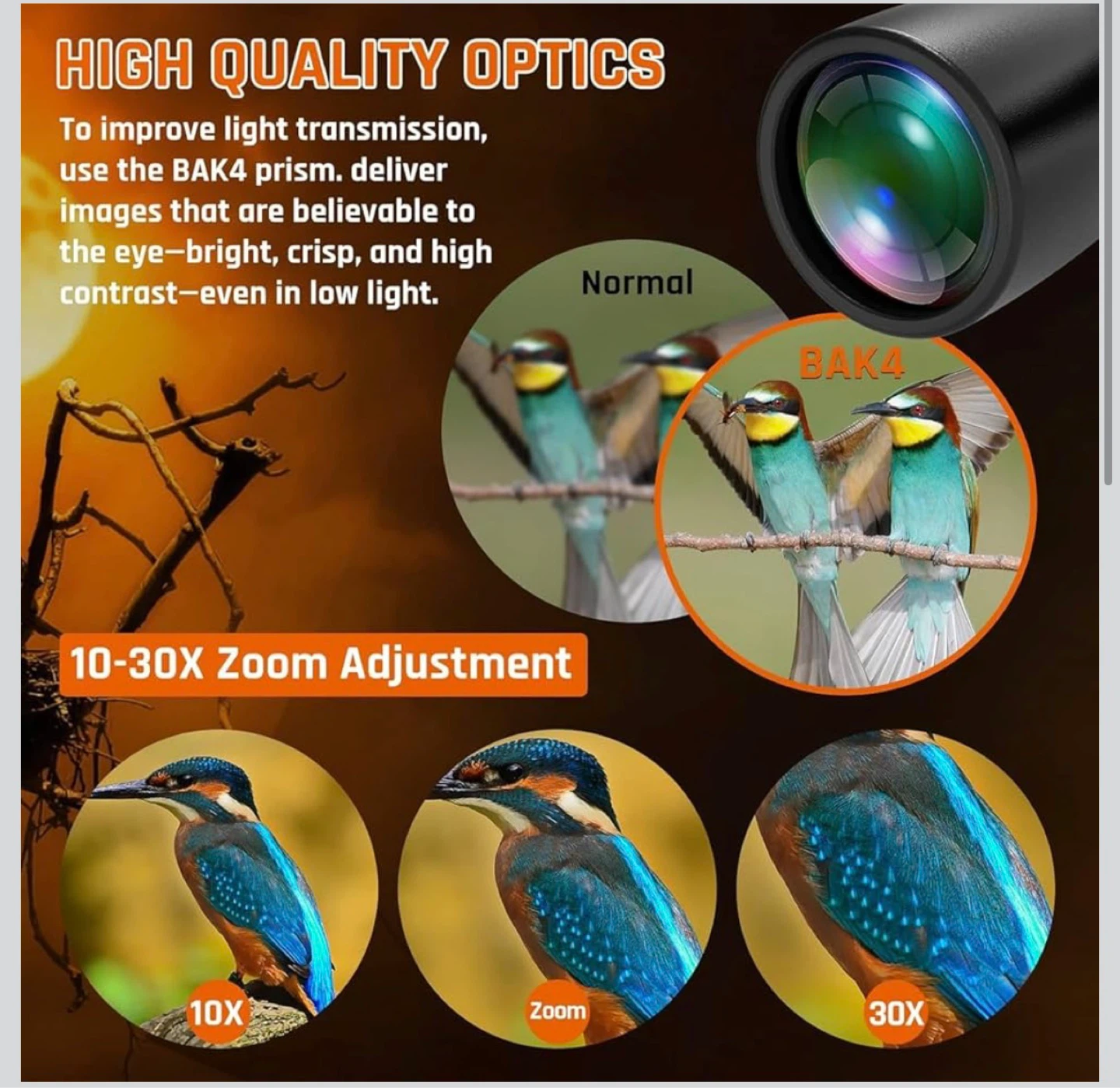 Sogries 10-30x50mm Binoculars - photo 4