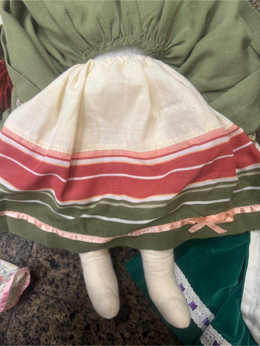 Handmade Rag Doll with Outfits - photo 3