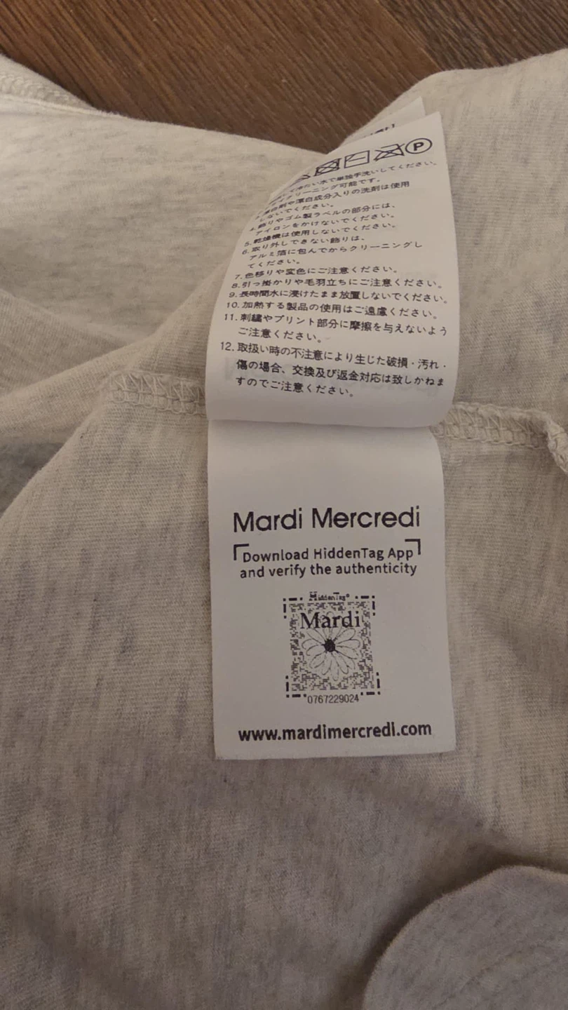Mardi Mercredi Grey Flower Graphic T-Shirt - photo 3