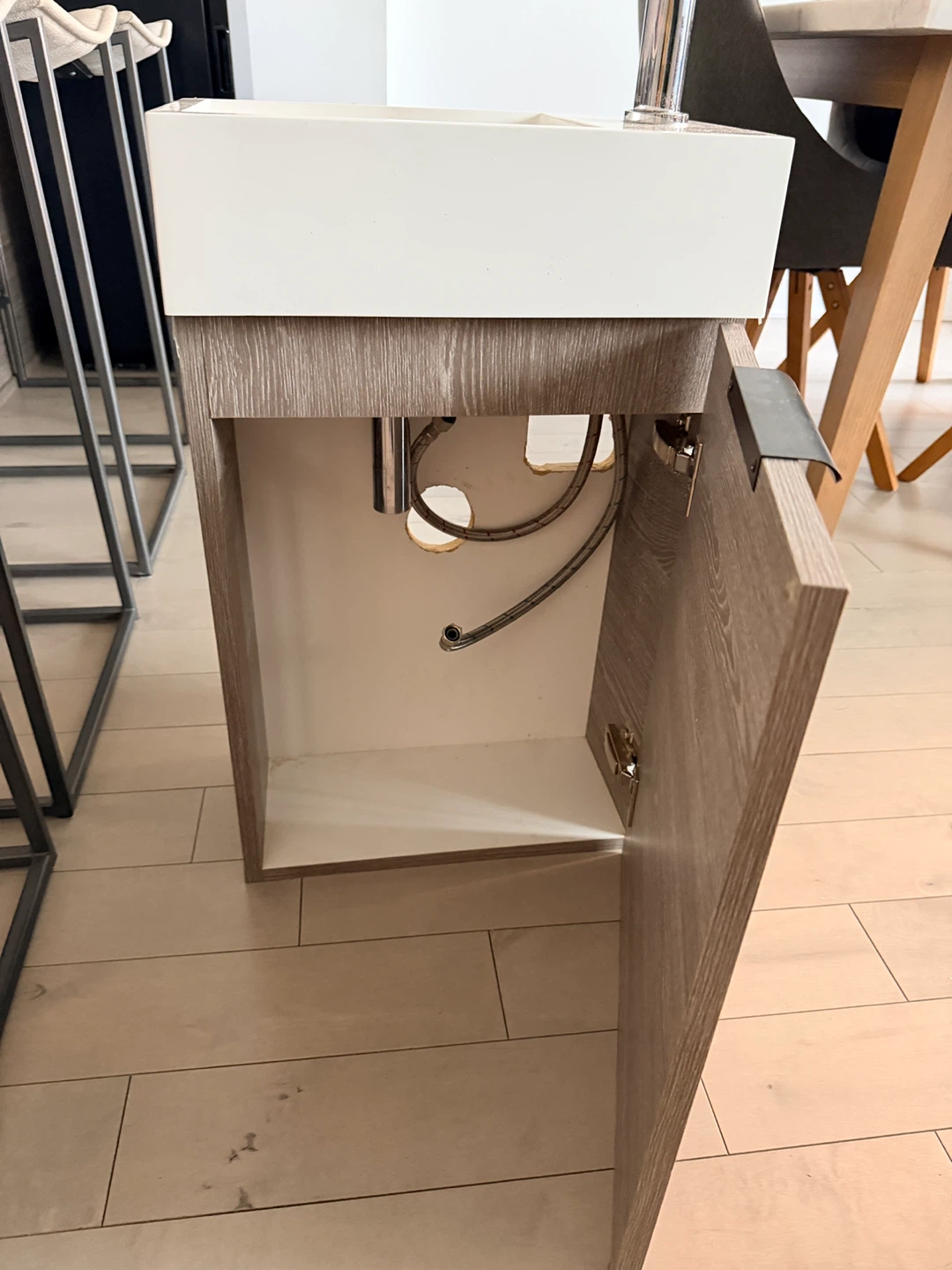 Meuble lavabo complet pour salle d’eau (15.5L x 8.5P x 25H) - photo 2