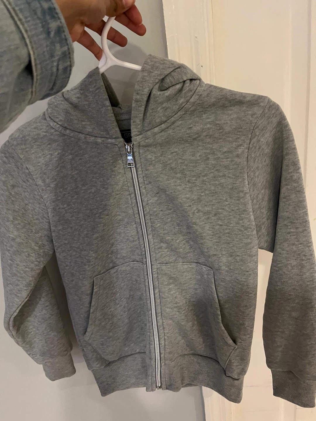 Grey Full Zip Hoodie