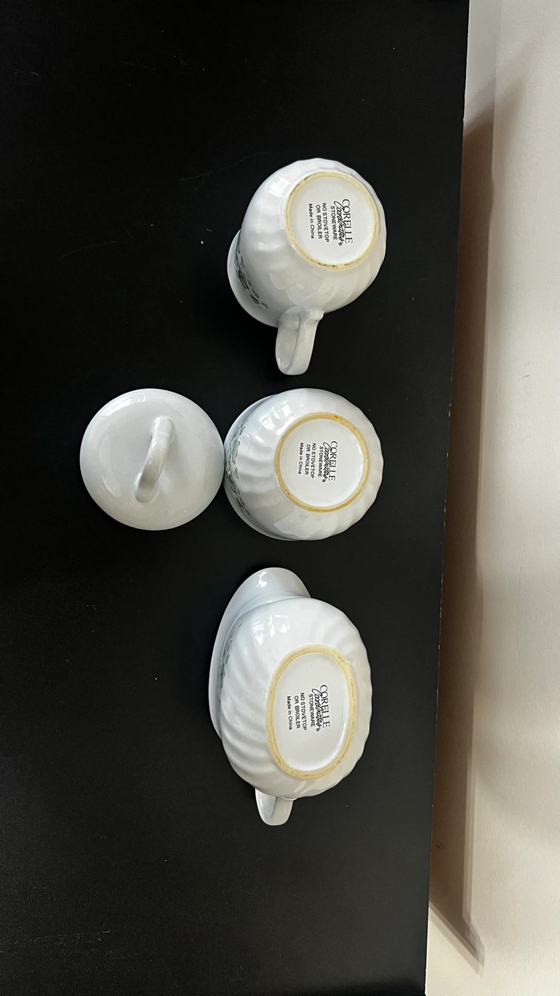 CorningWare Sugar Bowl and Creamer Set - photo 2