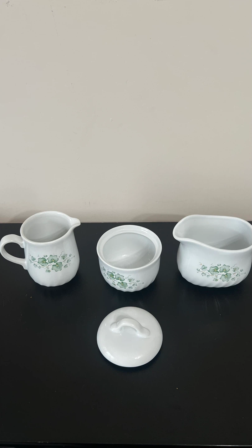 CorningWare Sugar Bowl and Creamer Set - photo 4