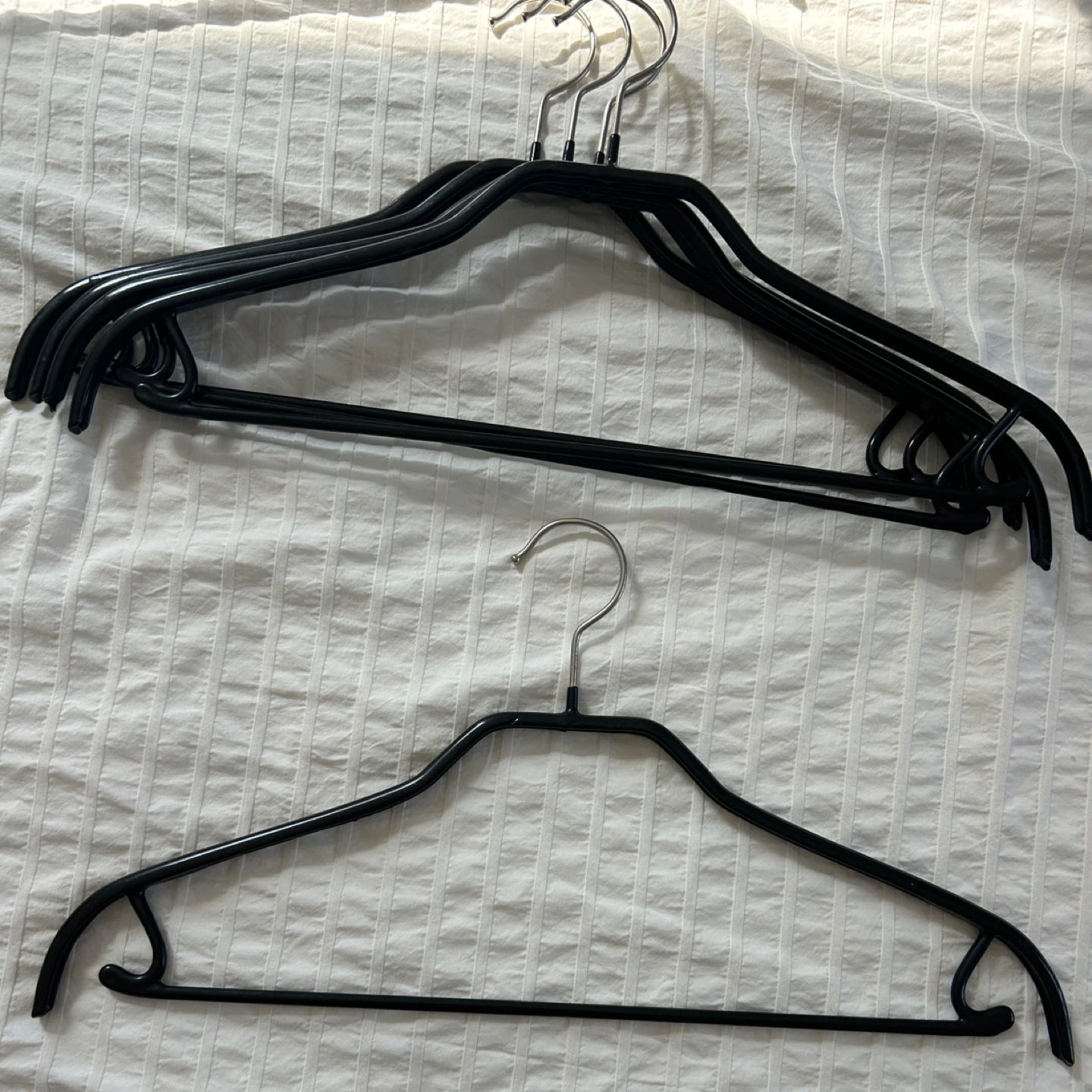 Nonslip garment hangers