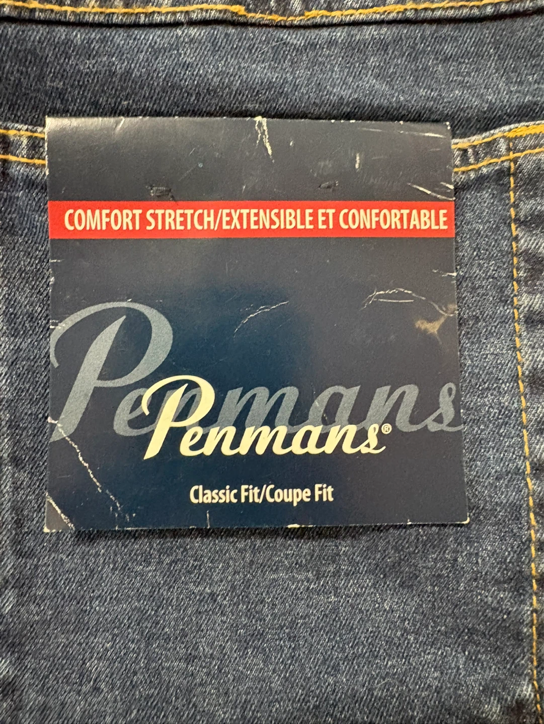 Penmans Men's Classic Fit Jeans - Comfort Stretch - Size 38x30 - photo 5