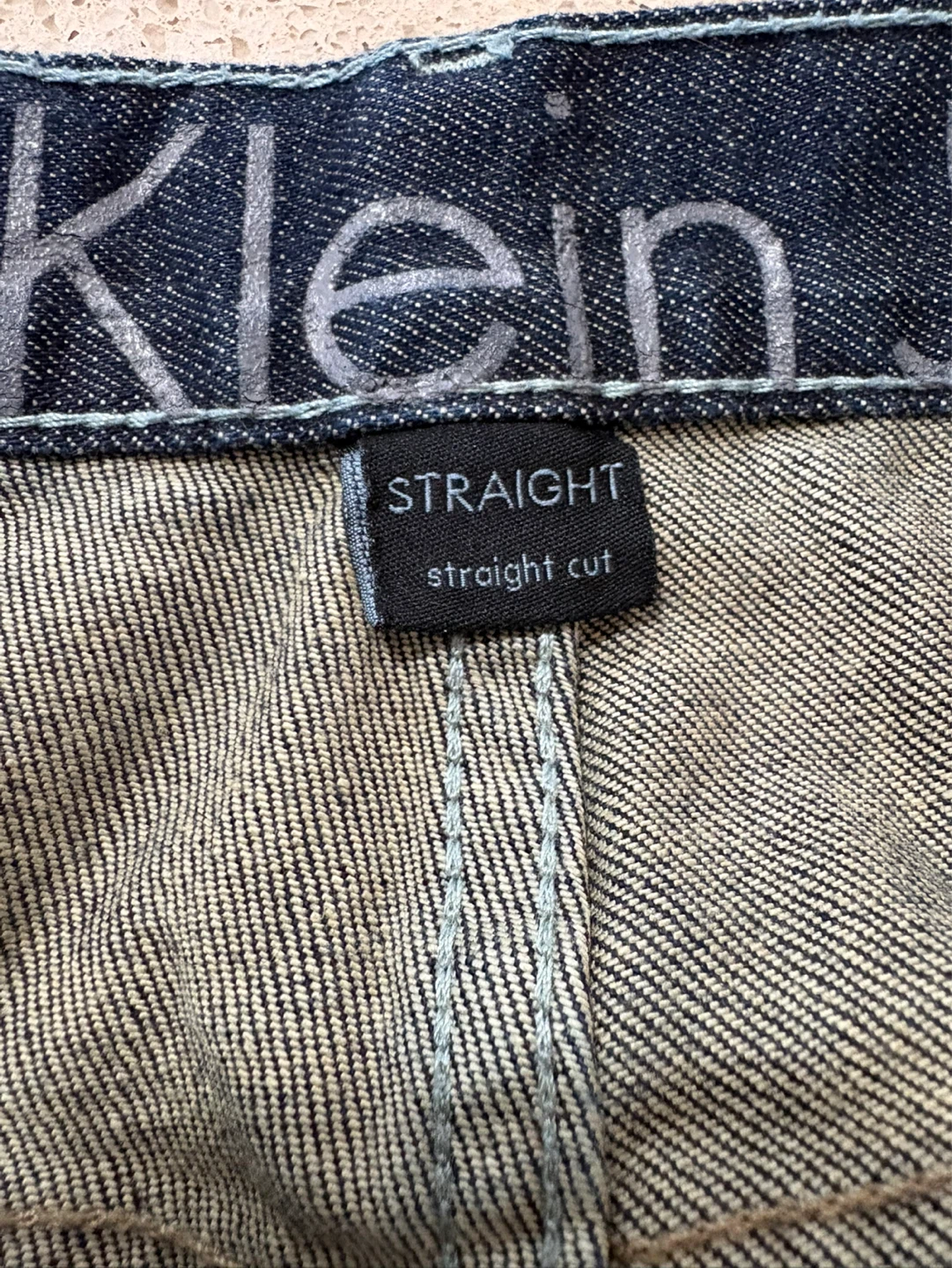 Calvin Klein Jeans Straight Cut Denim Pants - Size 38x29 - photo 3