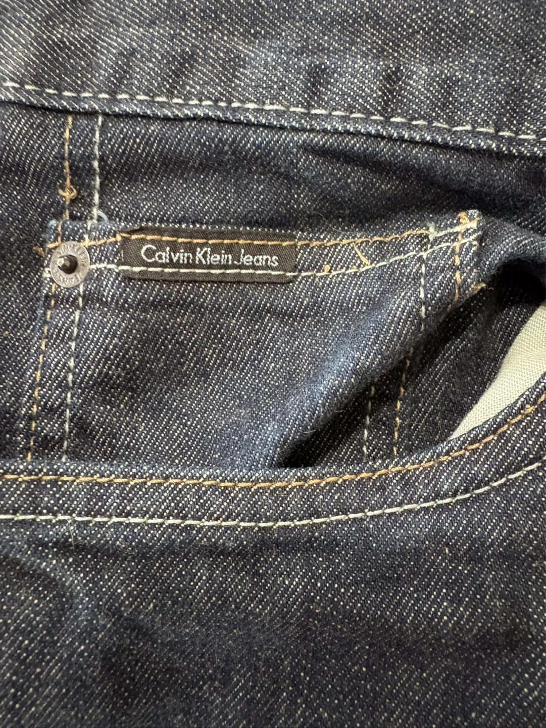 Calvin Klein Jeans Straight Cut Denim Pants - Size 38x29 - photo 2