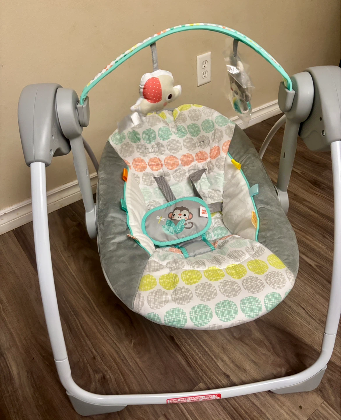 Bright Starts Comfort & Go Portable Swing - Whimsical Wild - photo 4