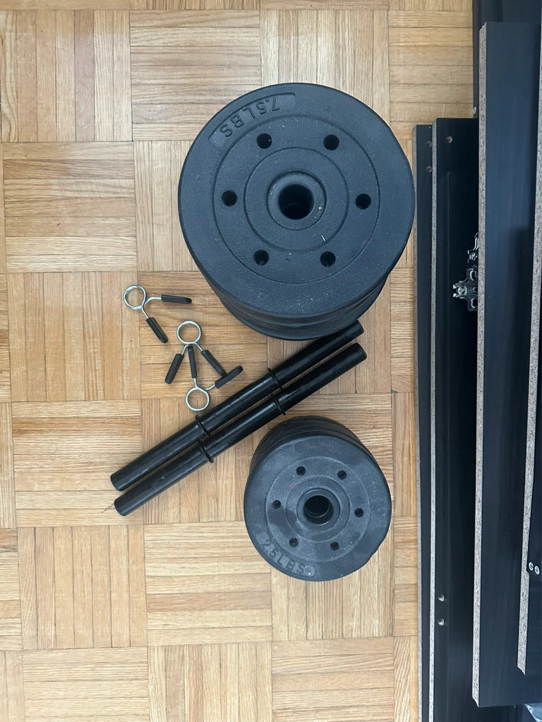 Weight Set with Dumbbell Bar and Plates
