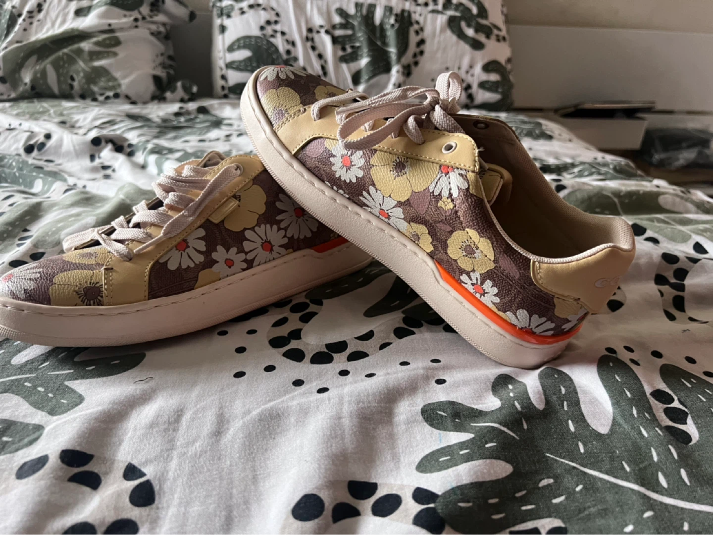 Coach Floral Print Sneakers