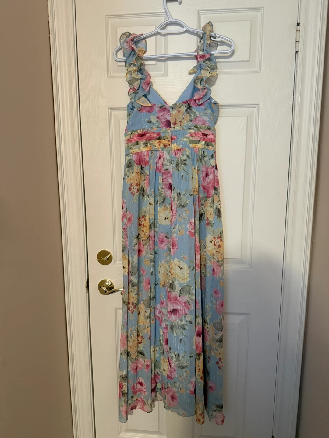Laura Petites Blue Floral Maxi Dress - photo 2