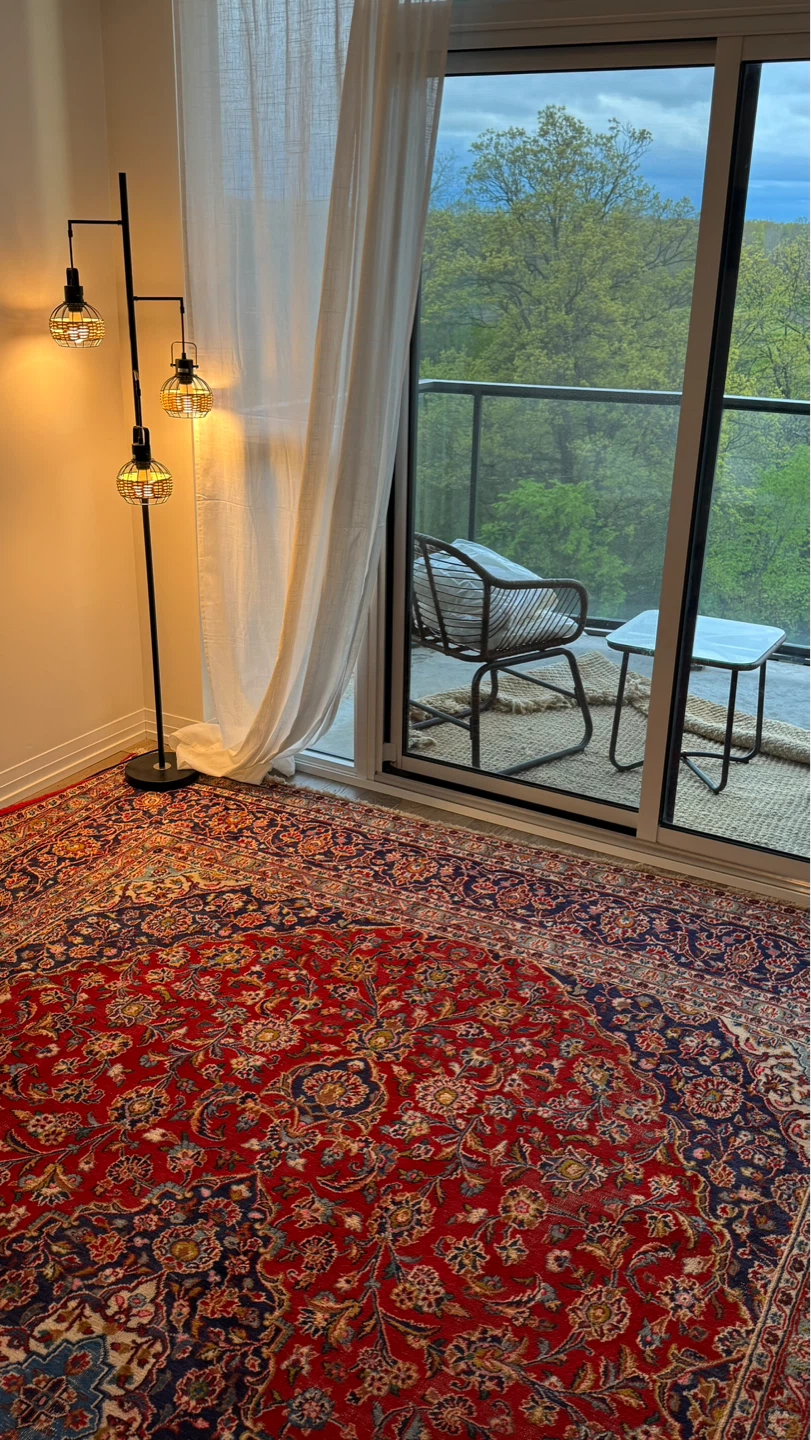 Vintage Handmade Kashan Persian Rug - photo 2