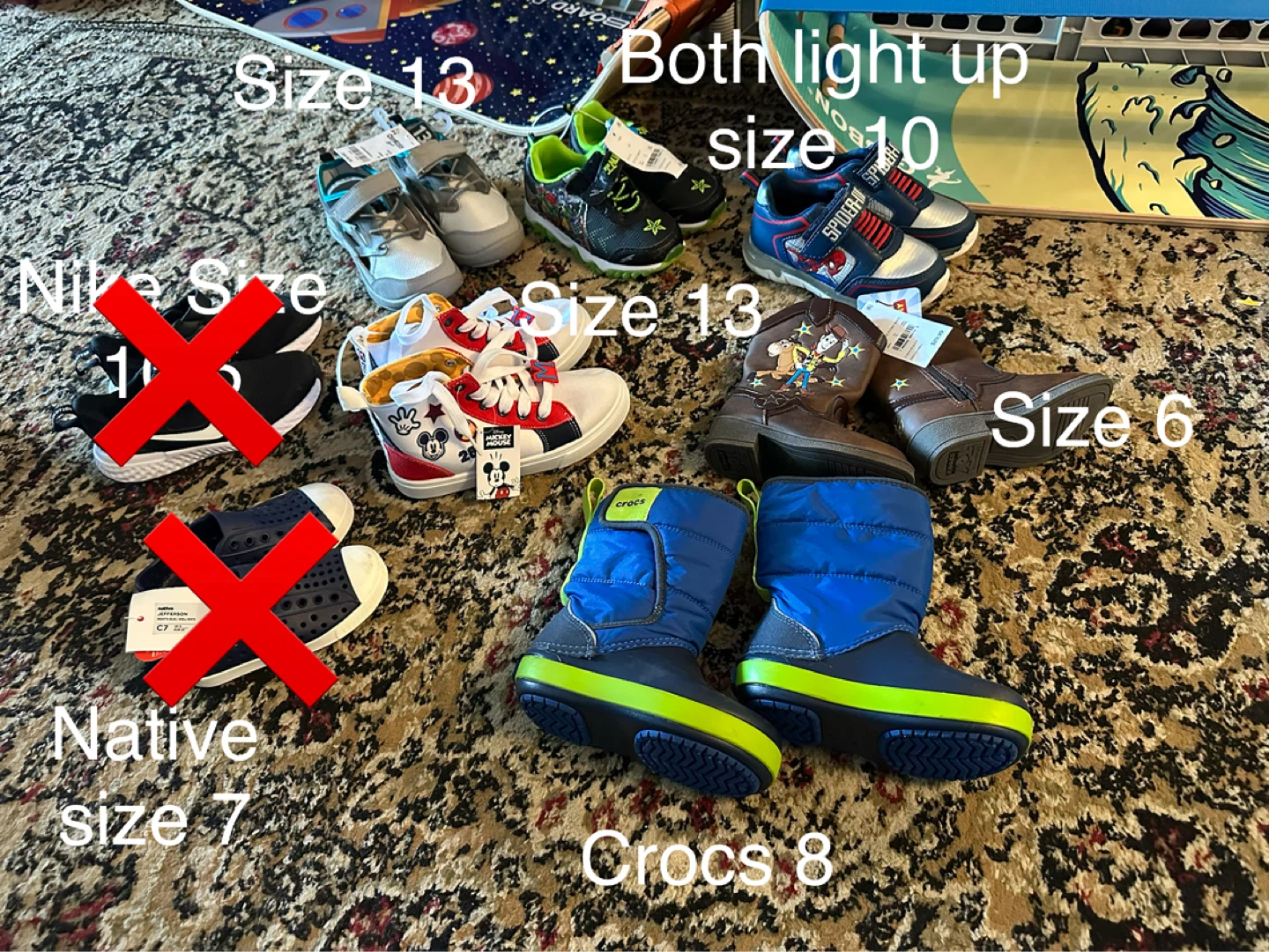 New toddler shoes (sizes 6, 8, 10 & 13) - photo 2
